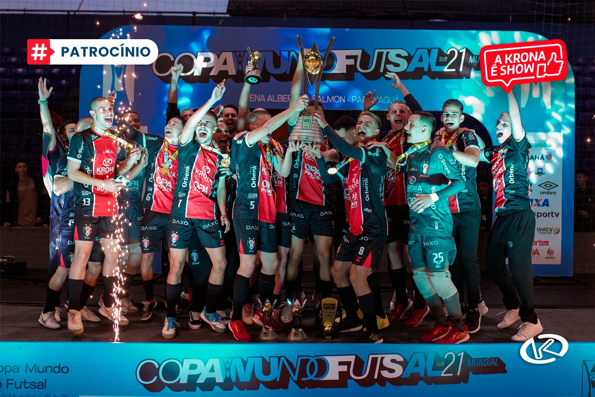 É campeão! JEC/Krona Futsal conquista o troféu da Copa Mundo do Futsal