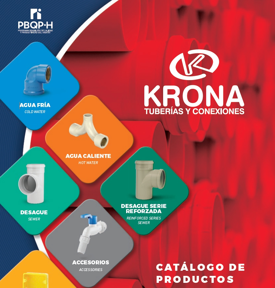 Catálogo de Produtos Krona 2023 – Espanhol/Inglês